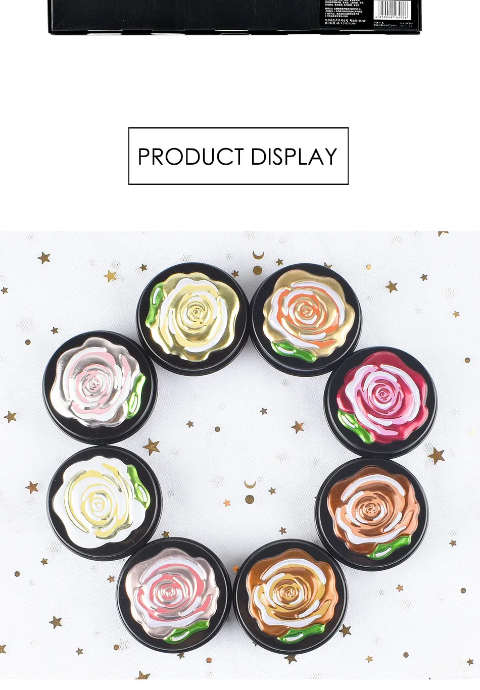 LAMUSELAND 8Pcs/Set Waterproof Eye Shadow Eyeshadow Eyes Makeup
