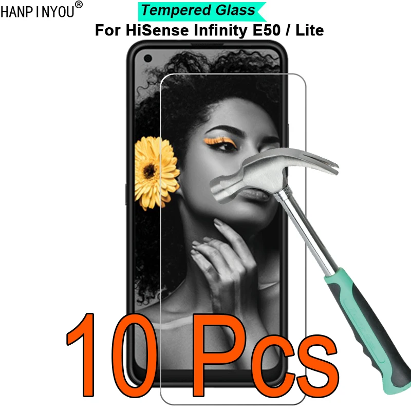 

10 Pcs/Lot For HiSense Infinity E50 / Lite 9H Hardness 2.5D Ultra-thin Toughened Tempered Glass Film Screen Protector Guard