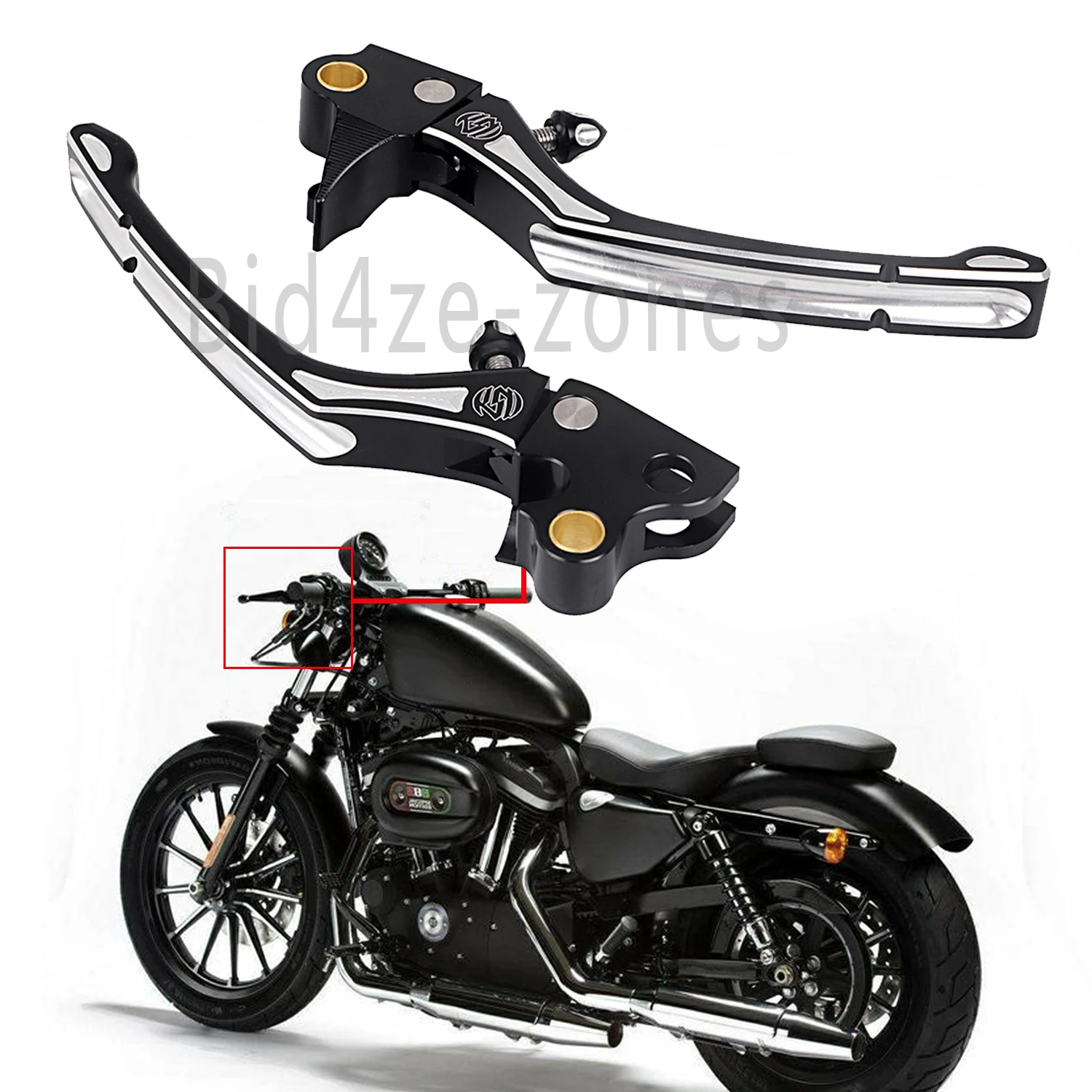 Черный ЧПУ регулятор тормоза рычаг сцепления для Harley Touring 1996-2007 Softail 2000- Dyna 2000- Sportster 1996-2003