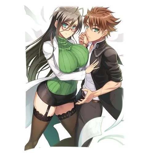 Аниме Shinmai Maou no Testament BURST наволочка подушки персонажей Mio Нарусэ& Мария Нарусэ прямоугольник с двух сторон Наволочка на подушку - Цвет: S8