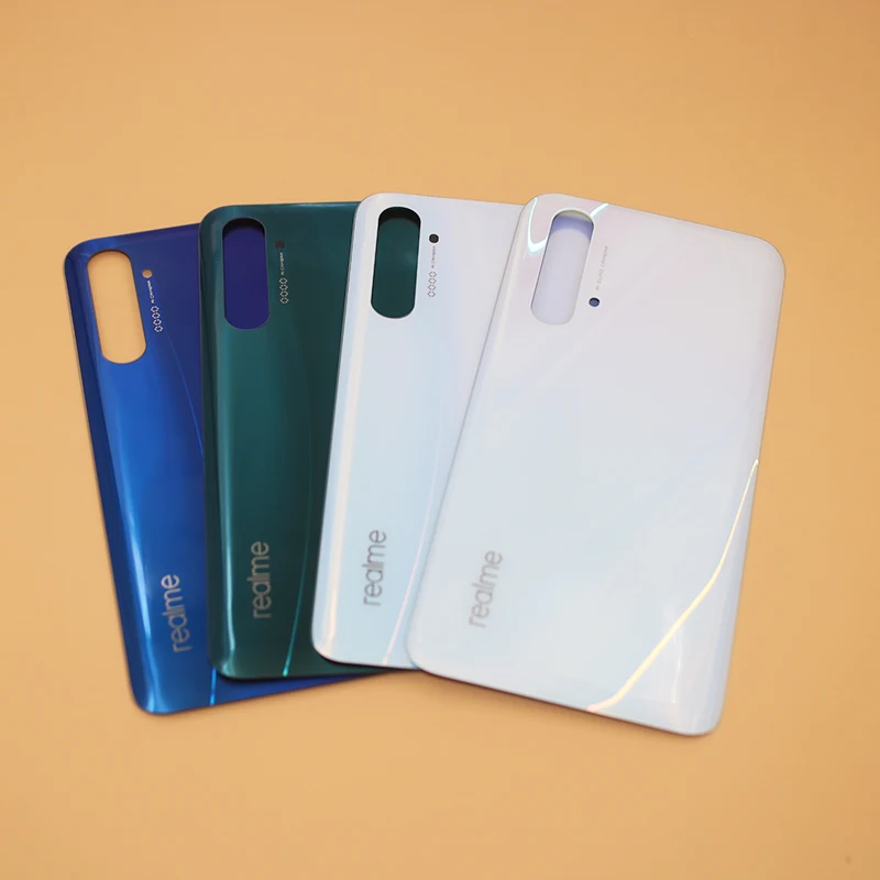Задняя крышка батарейного отсека, стеклянная задняя крышка, панель, чехол для Realme X2 RMX1991 X3 SuperZoom RMX2142, оригинальный сменный чехол для телефона