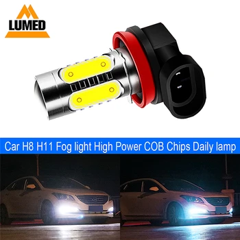 

10x H8 H11 LED H4 H7 HB4 9006 HB3 9005 Fog Lights Bulb COB Car Driving Running Lamp Auto Leds Light