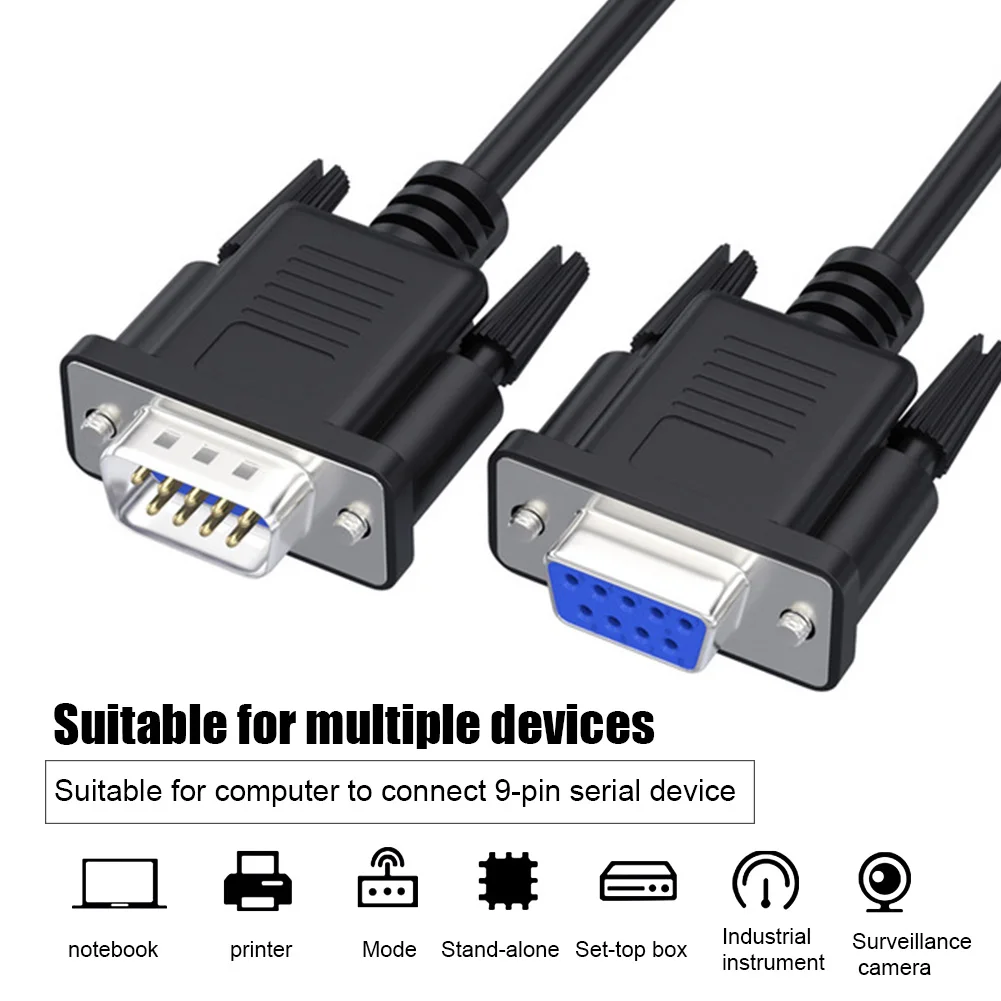 Удлинитель для ПК последовательный Кабельный адаптер 30AWG прочный Модем передачи