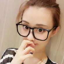 Большие компьютерные очки, оправа для мужчин и женщин, негабаритные квадратные очки для ПК, оправа для очков, унисекс, оптические очки с принтом