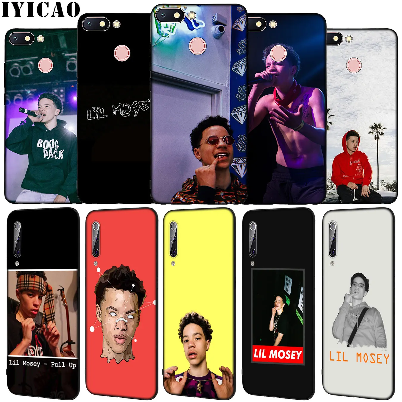 IYICAO Lil Mosey POP Hot singer Rapper Мягкий силиконовый чехол для телефона Xiaomi Redmi 8A 7A 6A 5A K20 S2 4A 4X