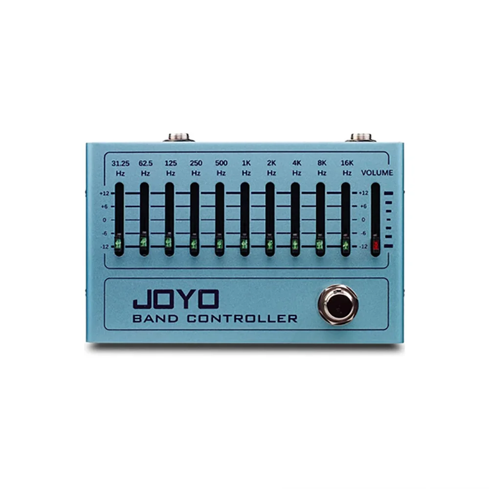Педаль эквалайзера JOYO для гитары и басов 10 диапазонов 31 25 Гц до 16 кГц |