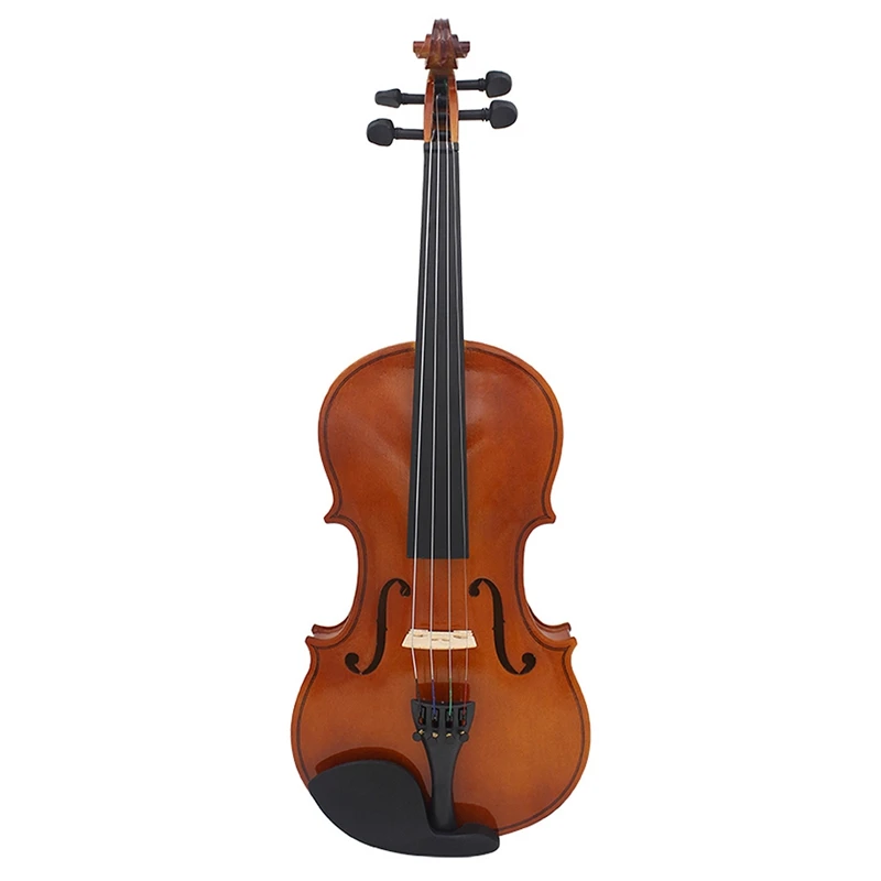 

Violin Natural Acoustic Solid Wood Spruce Flame Maple Veneer Violin Fiddle with Case Rosin Bow Strings Shoulder Rest