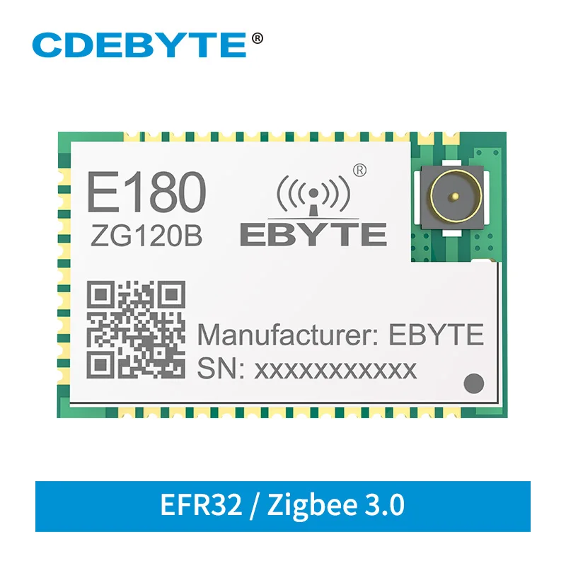 Беспроводной модуль приемопередатчика EFR32 ZigBee 3 0 отверстие для штампов IPEX SMD IoT