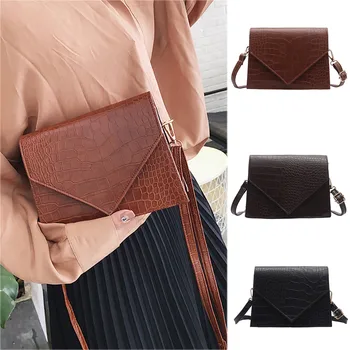 

Women Wild Messenger Bag Fashion One-Shoulder Small Square Bag Bolsa Feminina De Couro Bolsos Para Mujer#s