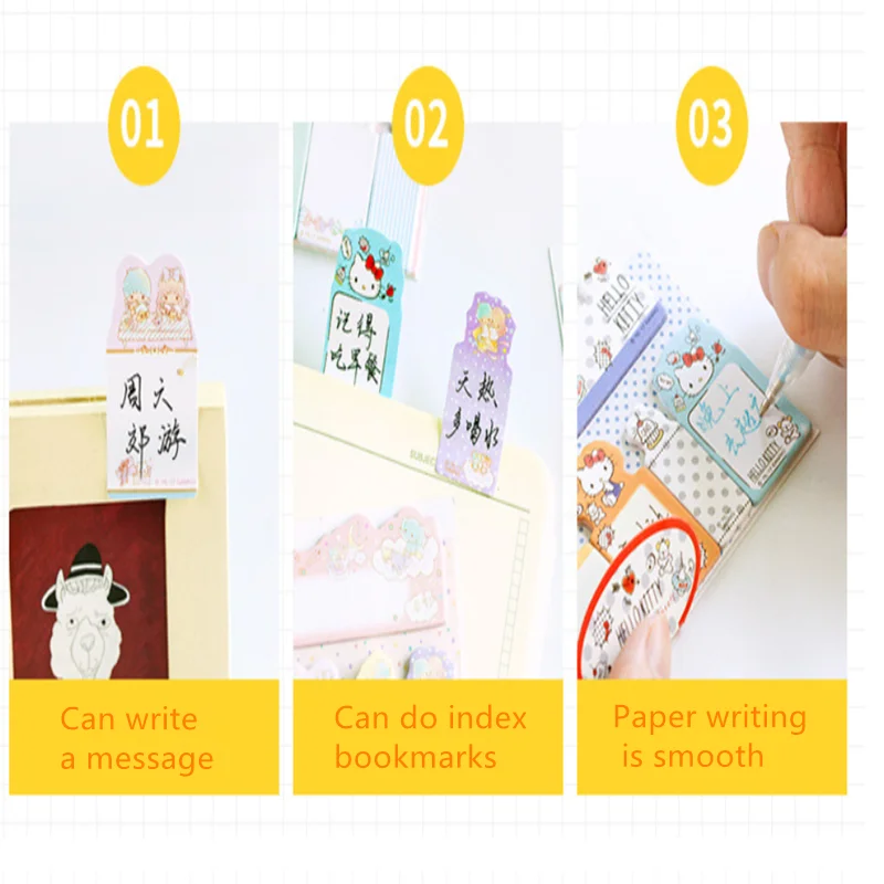 1 шт./лот японский каваи мультфильм Sanrio индекс липкий офис сообщение Примечание N раз липкий блокнот планировщик бумага украшения