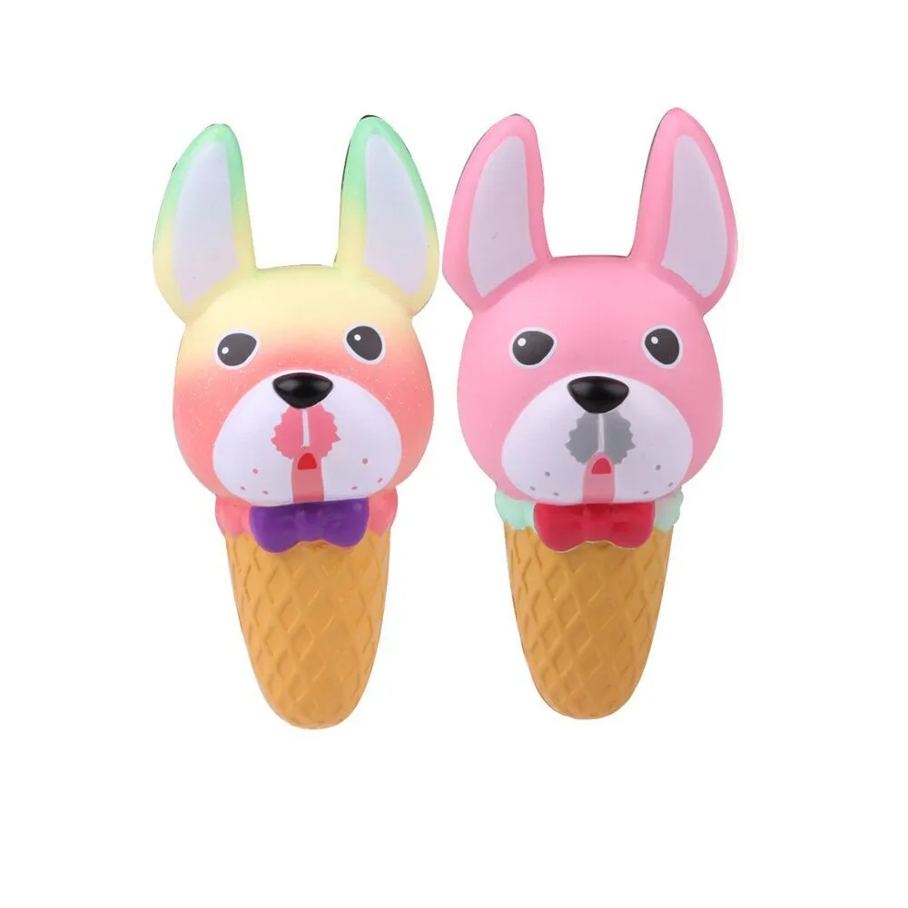 

Squeeze Dog Head Ice Cream Snail Slow Rising Cream Scented Decompression Toys Stress Relief Toys Funny Gift L107