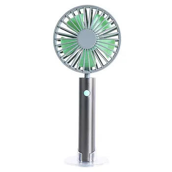 

New Creative Hand-held Fan New Removable Aluminum Tube Cool Sense Quiet Portable Charging Small Fan