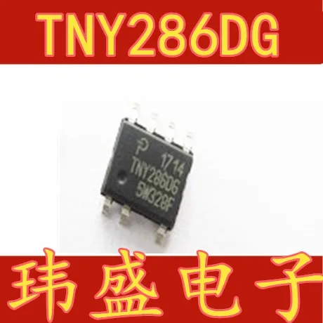 10 шт. TNY286DG TNY286D лапками углублением SOP-7 TNY286