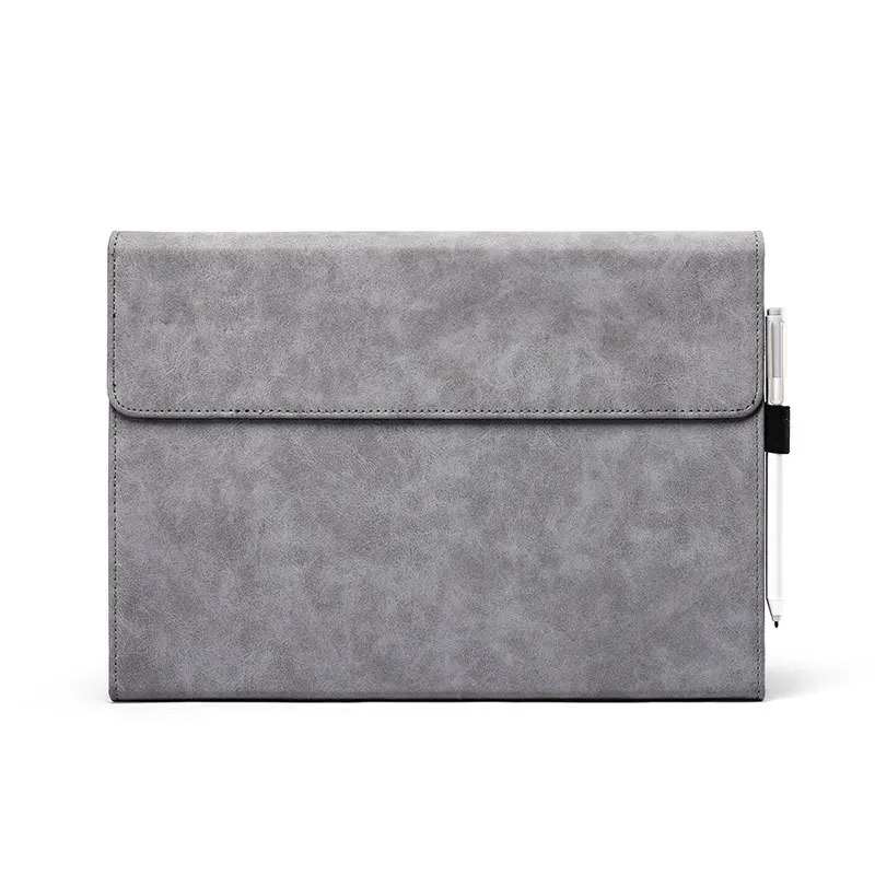 

For Microsoft Surface Pro 7 6 5 4 Case with Pen Holder Luxury PU Stand Smart Cover for Surface GO 1 2 Compatible With Keyboard