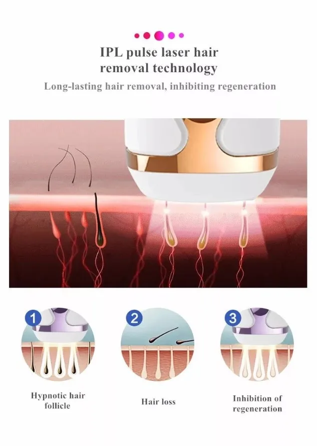 Профессиональнай аппарат для лазерной эпиляции волос эпилятор для лица бикини триммер электрический эпилятор для Для женщин чувствительной кожи Depilador лазерный эпилятор