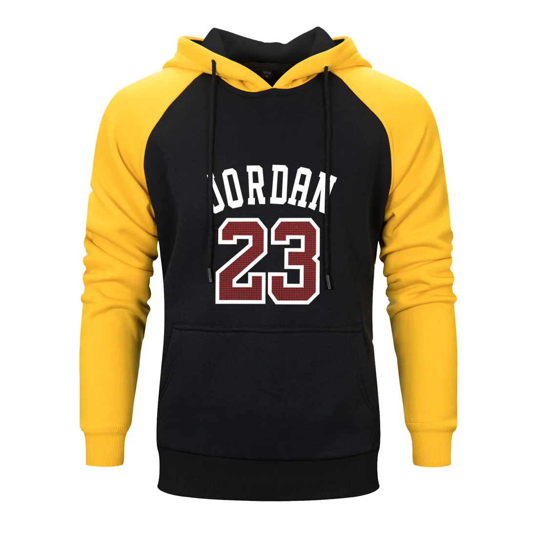 yellow black 6 Jordan 23 Tracksuit Men Sets Winter Hoodies Pants 2 Piece Set Fashion Hoody Mens Sweatshirt Sport Joggers Sweatpants Suit - Цвет: yellow black 6