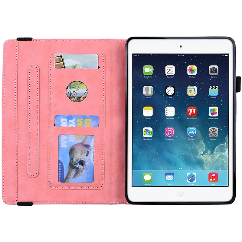 Wekays Coque для Apple IPad Mini 1 2 3 4 5 7,9 дюймов классический цветочный кожаный чехол для IPad Mini 5 4 3 2 1 7," чехол s