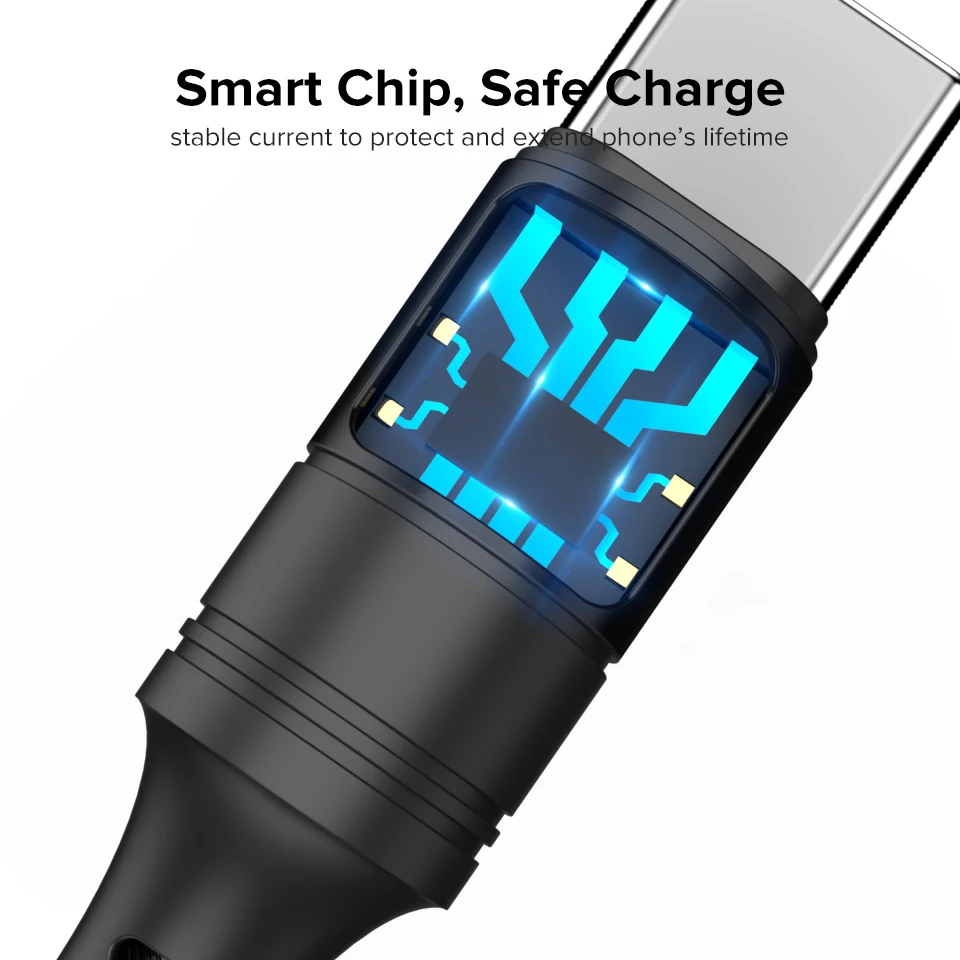 Venroii 1 м 2 м usb type C кабель для Xiaomi Redmi Note 7 8 K20 5A Supercharge для huawei mate 30 P30 Pro QC3.0 провод для быстрой зарядки