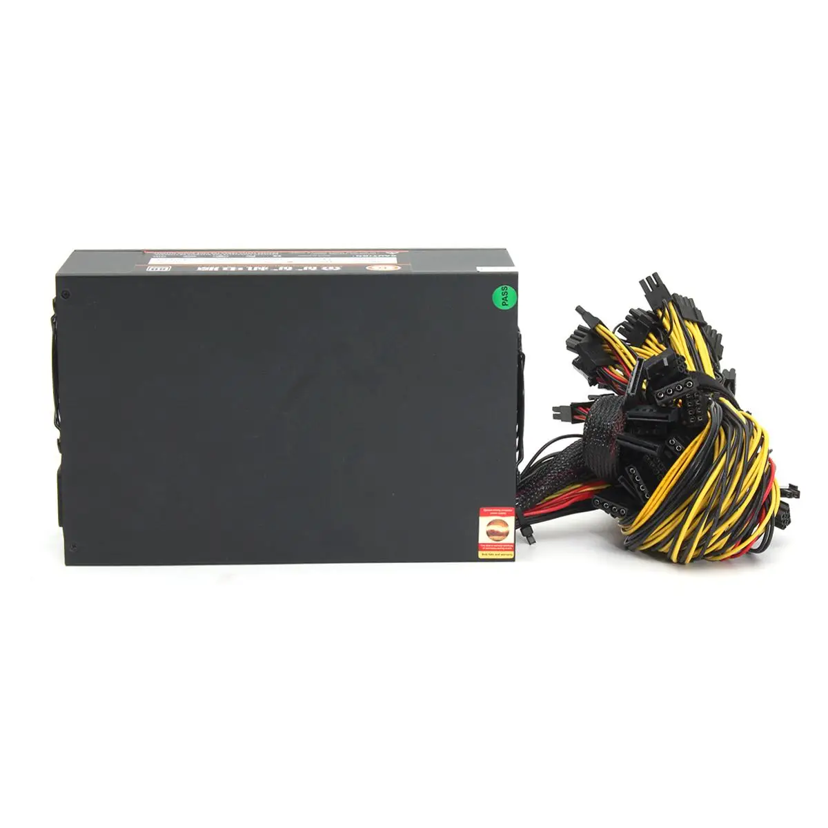 Источник питания активный PFC тихий вентилятор Bitcoin ATX 8PIN PC компьютер SATA miner стабильный источник питания для 8 cpu сервера