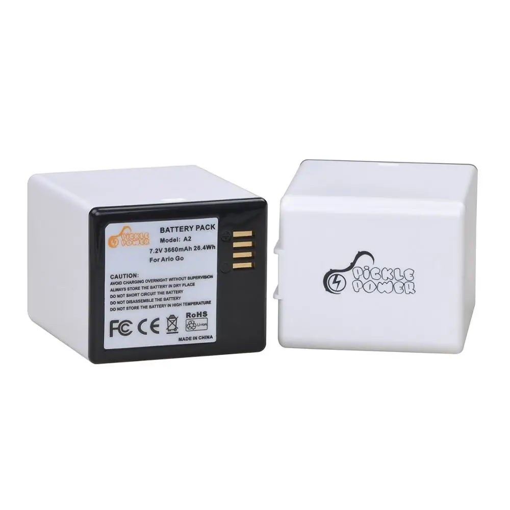 Bateria + Led Rápido para Arlo Duplo Carregador 3660mah a2 go - Image 2