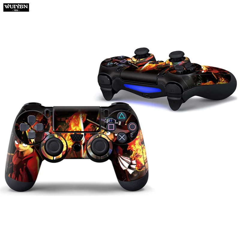 WUIYBN PS4 наклейка тонкий геймпад для PS4 контроллер SONY Dualshock 4 Playstation 4 аксессуары контроллер наклейка КОЖА