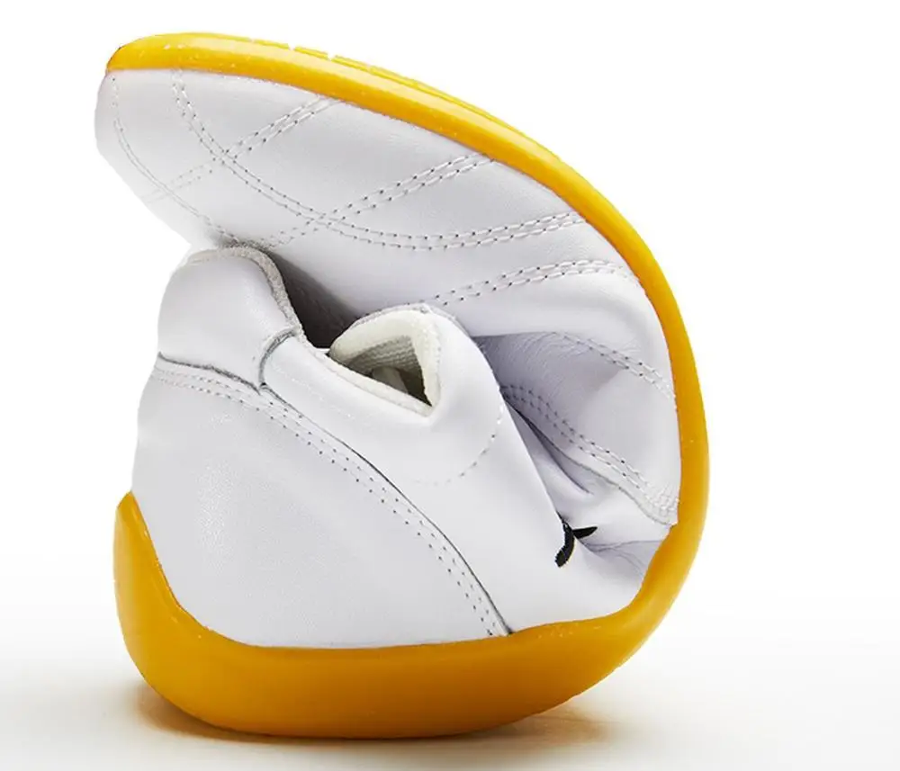 Martial Arts Tai Chi Shoes Soft Leather Embroidered