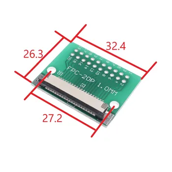 1Pcs 30 pin 0.5mm FFC FPC to 30P DIP 2.54mm PCB converter board adapter P1