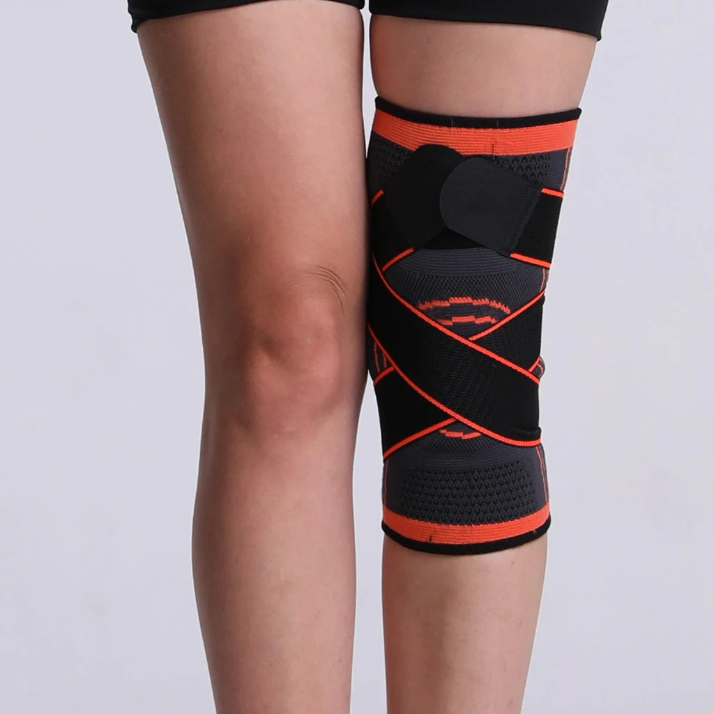 1PC 360 Compression Knee Professional Protective Knee Pad Breathable Bandage Brace Basketball Tennis Cycling TOWEL