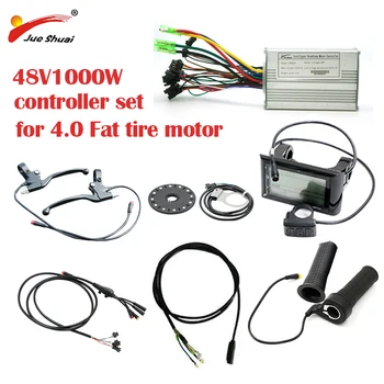 

Electric bicycle conversion kit 48V 1000W Controller LCD Display Waterproof Cable PAS Throttle Brake lever sensor for Ebike Kit