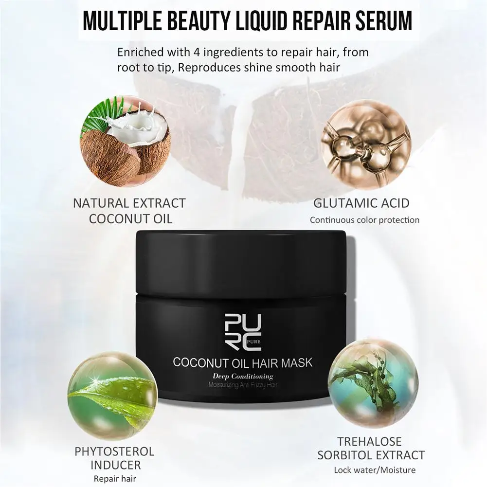 50ML Hair Treatment Mask Repairs Damage Hair Root Nutrition Soft Baking Oil Repairing Hair & Scalp Mask