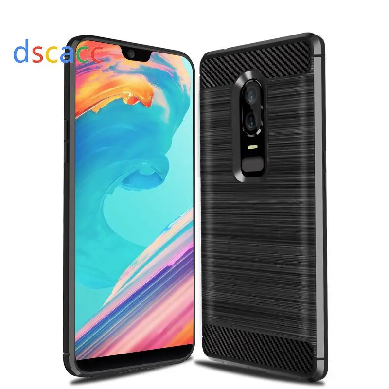 Dscacc карбоновый Матовый ТПУ чехол для OnePlus 5 5T 6 100 шт