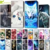 For Alcatel 3L 2020 5029Y 5029D Case Flip Cartoon Painted Funda for Alcatel 3 L 2020 Cases for Alcatel3L 3L2020 Leather Cover