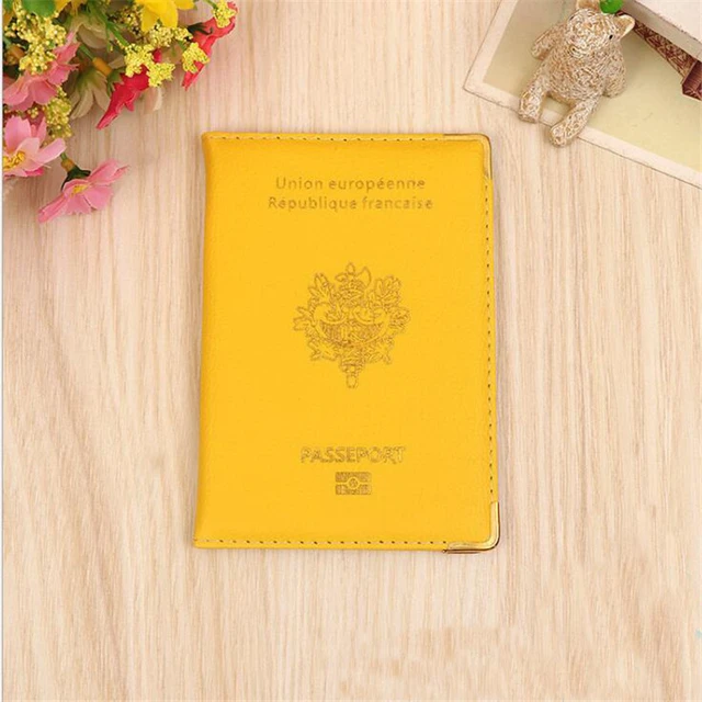 PU Passport Cover France Original Edition Passeport Covers for Francais  Travel Pasport Etui Passeport France Card