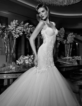 

vestido de noiva Sexy Backless China Lace Mermaid bridal gown 2018 robe de mariage gelinlik mothe of the bride dress