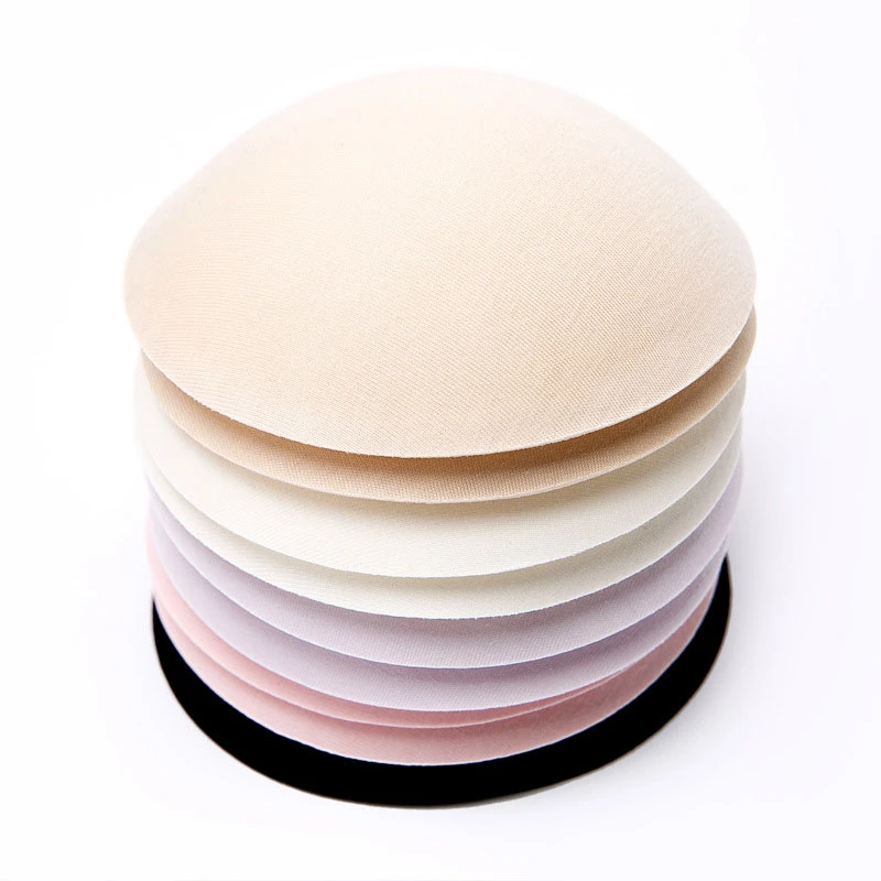 2pcs 1pair Sponge Inserts In Bra Padded For Swimsuit Breast Push Up