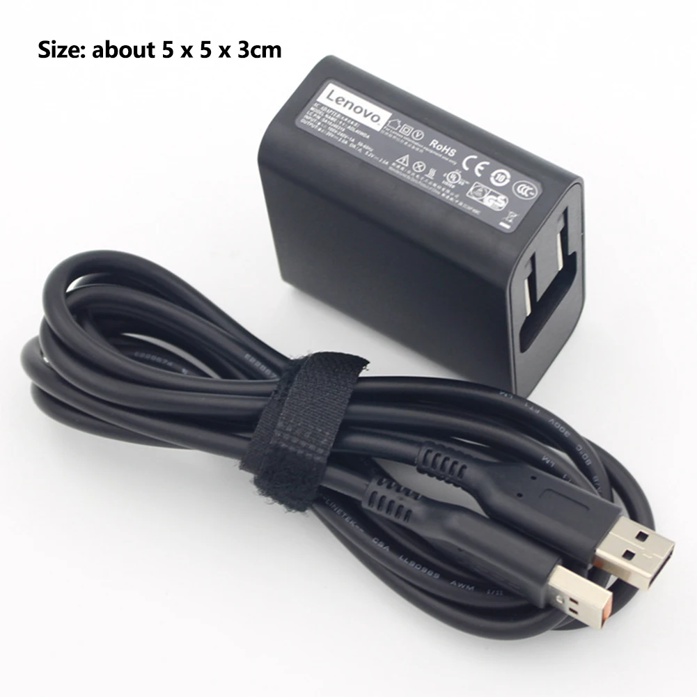 Практичное зарядное устройство, USB, аксессуары для компьютера, 20 в/2 А, штекер, прочный адаптер питания, защита от перегрузки, ноутбук для lenovo Yoga3