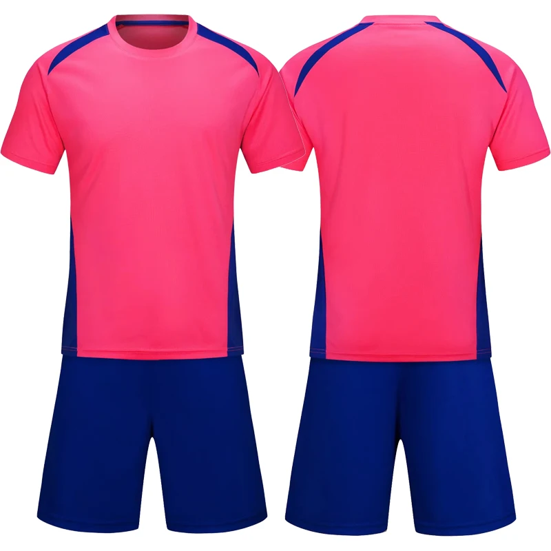 Football uniform tracksuit for children，Men's Soccer Jersey Sets Customize Adult Running Training Uniforms 7 Color