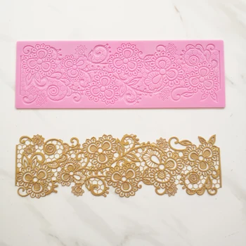 

KLM New cake lace lace mould DIY baking chocolate tool