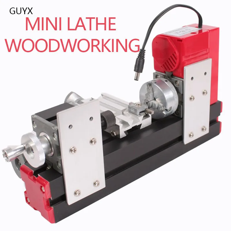 

High Precision Small Desktop Metal Mini Lathe Small Lathe for Soft Aluminum, Brass, Copper, Wood, Plastic