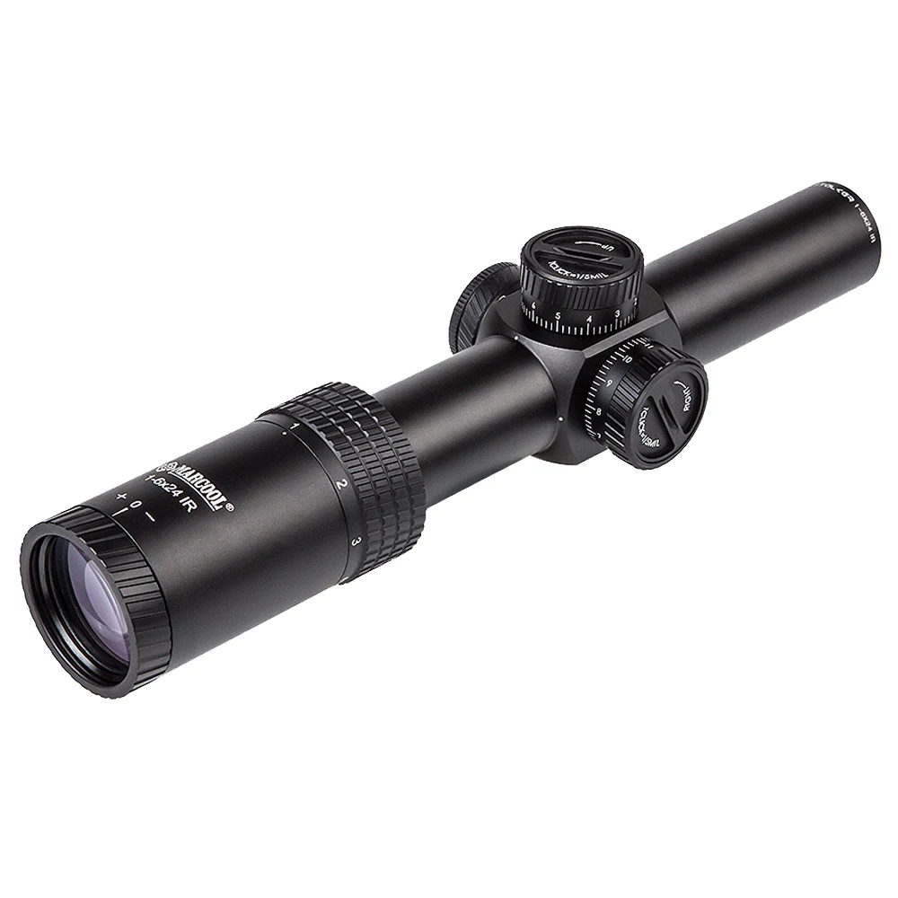MARCOOL 1-6x24 IR HD оптический Коллиматорный прицел воздушная винтовка короткий точечный прицел охотничий прицел Снайпер страйкбол