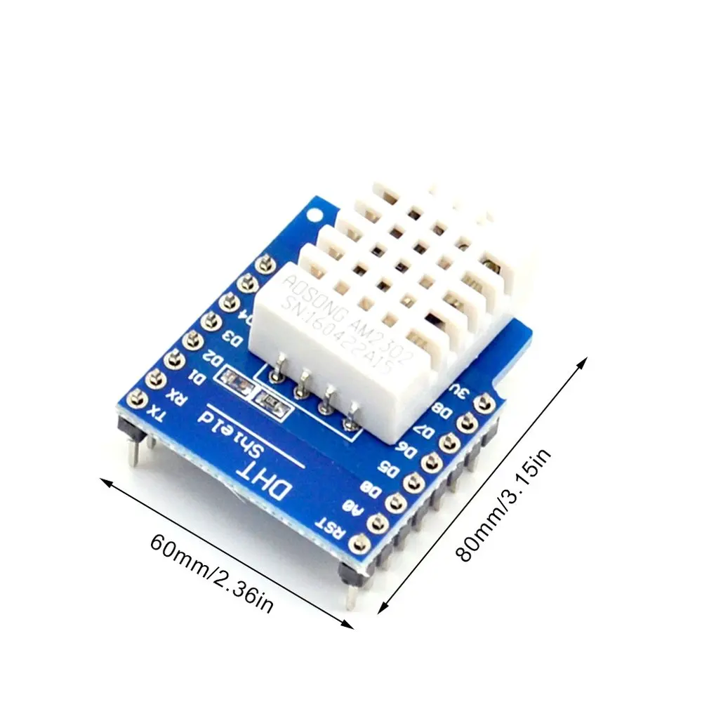 DHT Pro Shield для D1 Mini Dht22 одноавтобусный цифровой датчик температуры и влажности