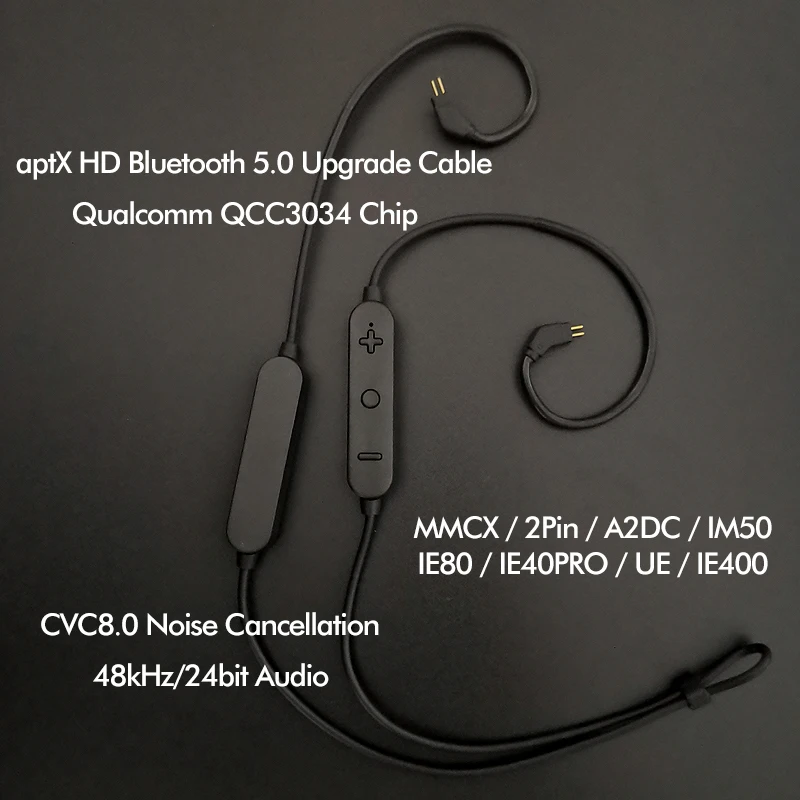 Наушники с шумоподавлением CVC8.0 Bluetooth 5 0 улучшенный кабель APTX HD геймерская