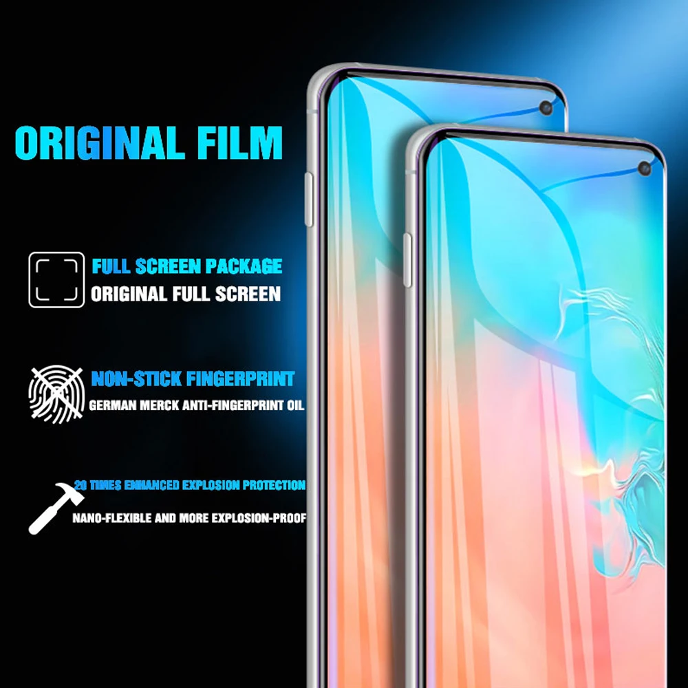 ZLNHIV для samsung Galaxy note 8 9 Гидрогелевая пленка a6 a7 a8 j7 pro Защитная пленка для экрана телефона без стекла