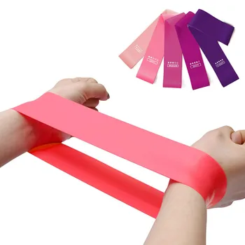 

5pcs Resistance Loop Bands Pilates Sport Elastic Latex Fitness Band Workout Exercise Equipment Expander Yoga Strength Training