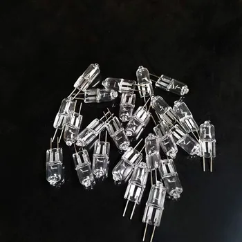 

50pcs/lot Halogen G4 Light 12V 20W 35W 50W Halogens 3000k White g4 Halogen Bulb led Replacement Crystal Bulbs