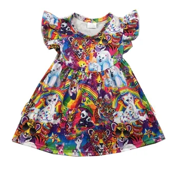 

Girls' dresses kids wear clothing pearl sleeve baby children clothes