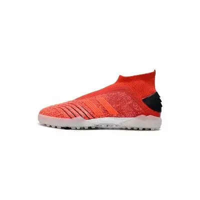 Оригинальные мужские футбольные бутсы тренировочные шипы Детские Phantom Sneaker Sport Neymar ZUSA 18+ FG короткие великолепные футбольные туфли - Цвет: Красный