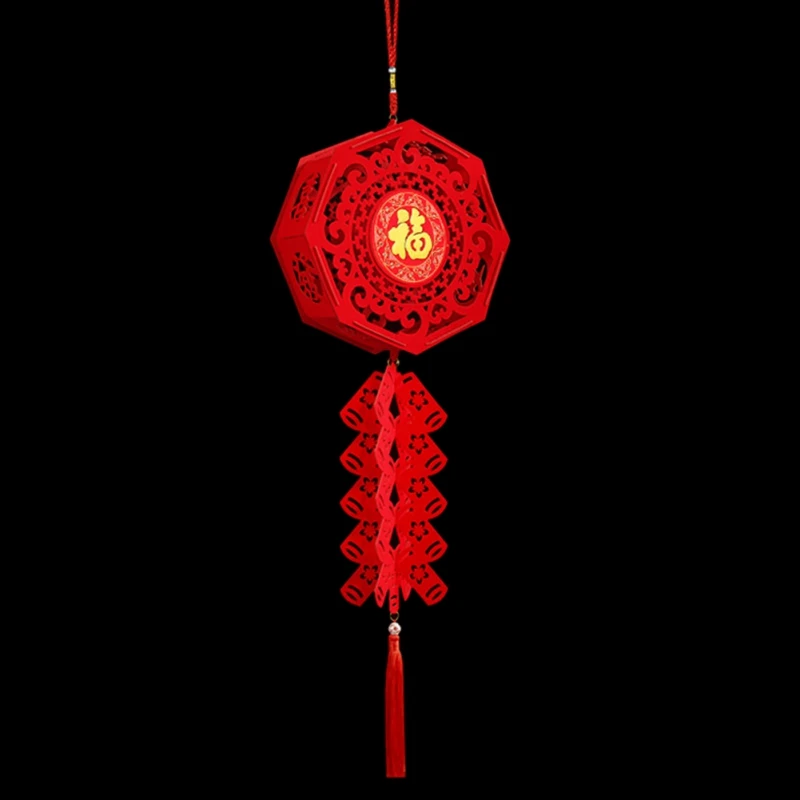Китайские Красные фонарики для украшения китайский год Китайский Весенний фестиваль Свадьба благословение китайский лампион - Цвет: H
