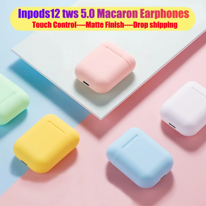 

inpods12 UP Version Wireless Earphones Bluetooth 5.0 Headphone Original Touch Pop-up True Stereo Earbuds for all smart phone