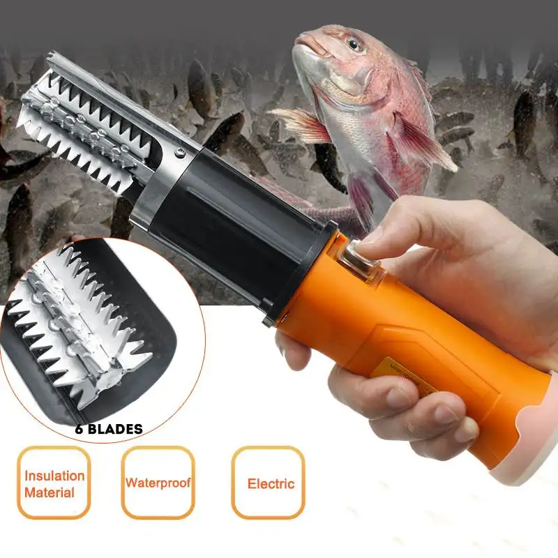 36W Charging Portable Electric Fish Scaler Fishing Scalers Clean Fish